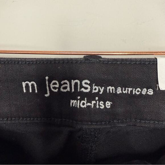 NWT Maurice’s jegging denim flex plus size black skinny jeans size 16W Short - Picture 4 of 5
